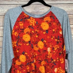 LuLaRoe Women's Randy Baseball Top
